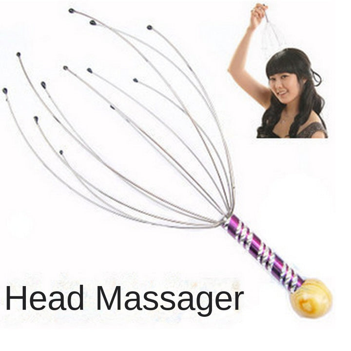 Head Massager Head Scratching Octopus Scalp Non Soul Extractor Divine Tool For Extracting Healthy And Healthy Hair