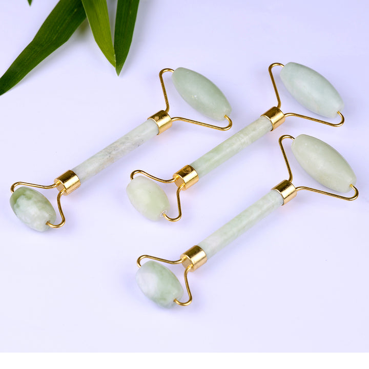 Natural Jade Face Roller Gua Sha Scraper Set Masssager for Face Neck Body Skincare Beauty Guasha Massage Tool Facial Slim Lift