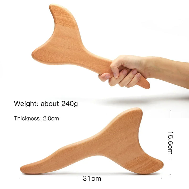 Wooden Massage Tools Wood Lymphatic Drainage Massager Anti Cellulite Body Shaping Tools for Beauty, Gua Sha, Sore Muscle Relief