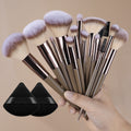 10-20PCS Makeup Brushes Set Soft Detail Loose Powder Eye Shadow Highlighter Foundation Concealer Blush Contour Women Makeup Tool