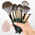 10-20PCS Makeup Brushes Set Soft Detail Loose Powder Eye Shadow Highlighter Foundation Concealer Blush Contour Women Makeup Tool