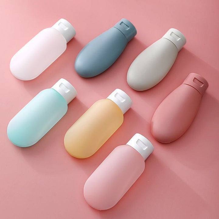 60ml/2.03oz 3PCS Soft Portable Dispensing Bottles Shower Gel Shampoo Lotion Travel Bottles, Cosmetic Bottles, Bathroom Products